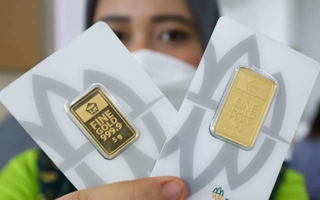 Harga Emas Antam Hari Ini Turun Rp10 Ribu, Jadi Rp2.827.000 per Gram