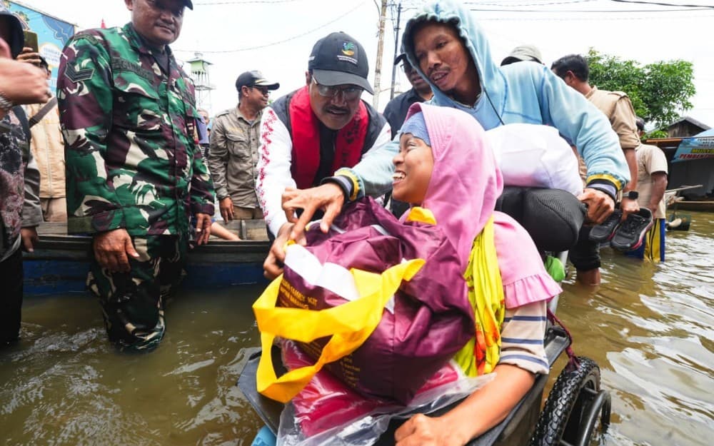 Kemensos Beri Santunan Rp15 Juta untuk Korban Meninggal Akibat Banjir di Banjar Kalsel 