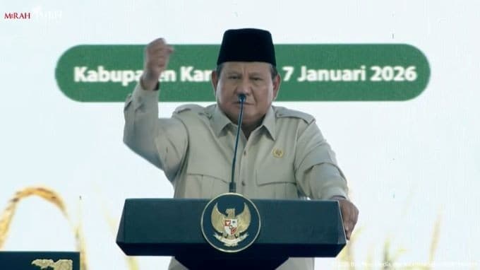 Prabowo Kenang Karier Militernya: Saya Jadi Jenderal Karena Jasa Para Petani