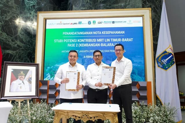 Paramount Land dan MRT Jakarta Sepakat Kembangkan Lintas Timur-Barat Ruas Kembangan-Balaraja