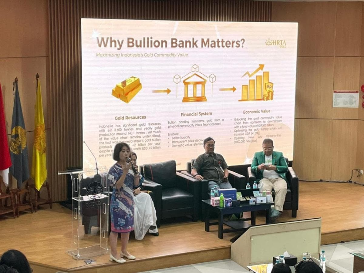 Indonesia Kaya Emas, Bullion Bank Jadi Kunci Penguatan Kinerja Ekonomi Nasional
