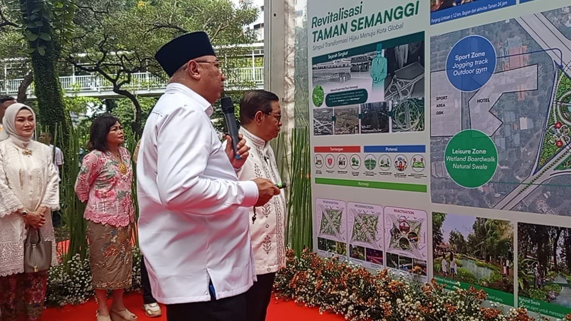 Revitalisasi Taman Semanggi Telan Biaya Rp134 Miliar, Sama Sekali Tak Pakai APBD