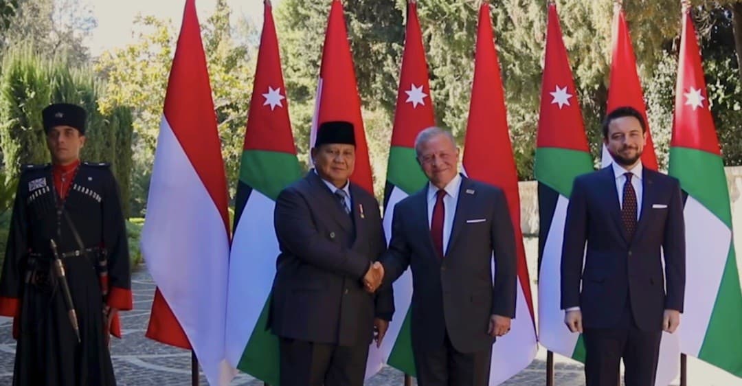 Prabowo dan Raja Yordania Tegaskan Komitmen Solusi Dua Negara untuk Perdamaian Palestina