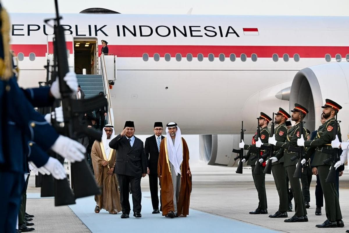Prabowo Tiba di Abu Dhabi, Bakal Bertemu Presiden MBZ