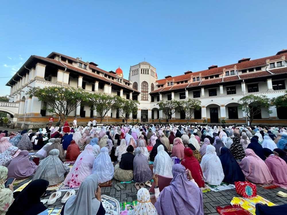 Kali Kedua, Lawang Sewu Kembali Dijadikan Lokasi Salat Idulfitri 2026