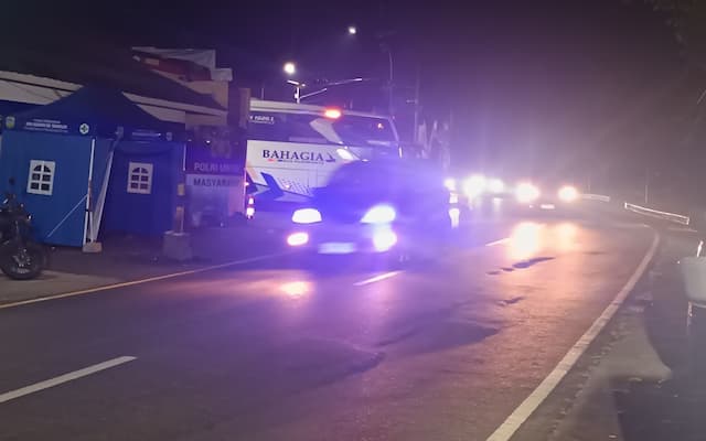 Lampu Penerangan Minim, Pemudik di Lingkar Gentong Tasikmalaya Harus Waspada