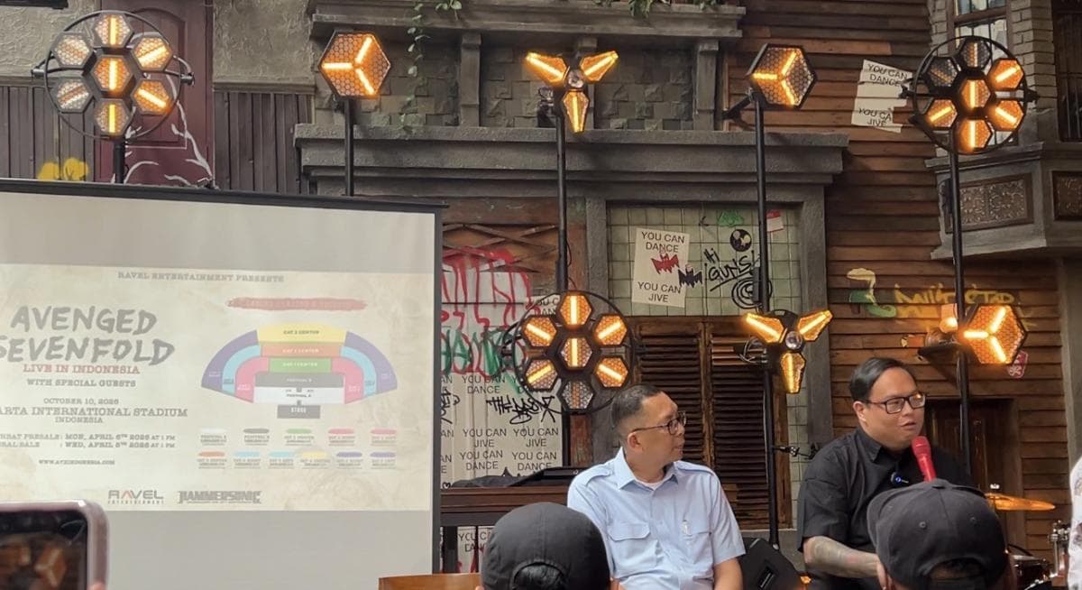Daftar Harga Tiket Konser Avenged Sevenfold 10 Oktober 2026, Mulai Rp665.000