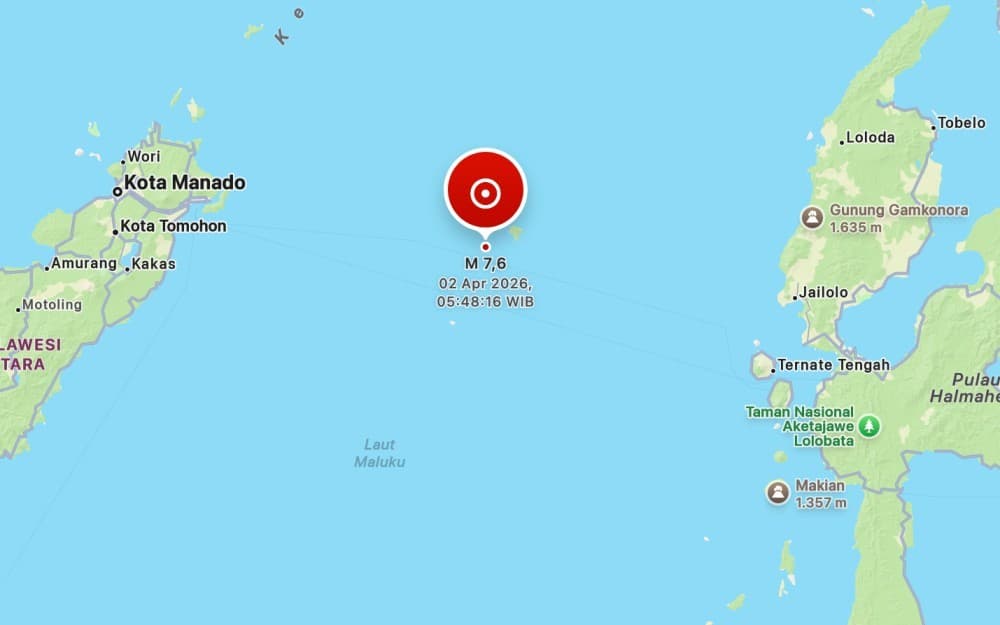544 Kali Gempa Susulan Terjadi Pascagempa M7,6 di Sulut, Ini Penjelasan BMKG