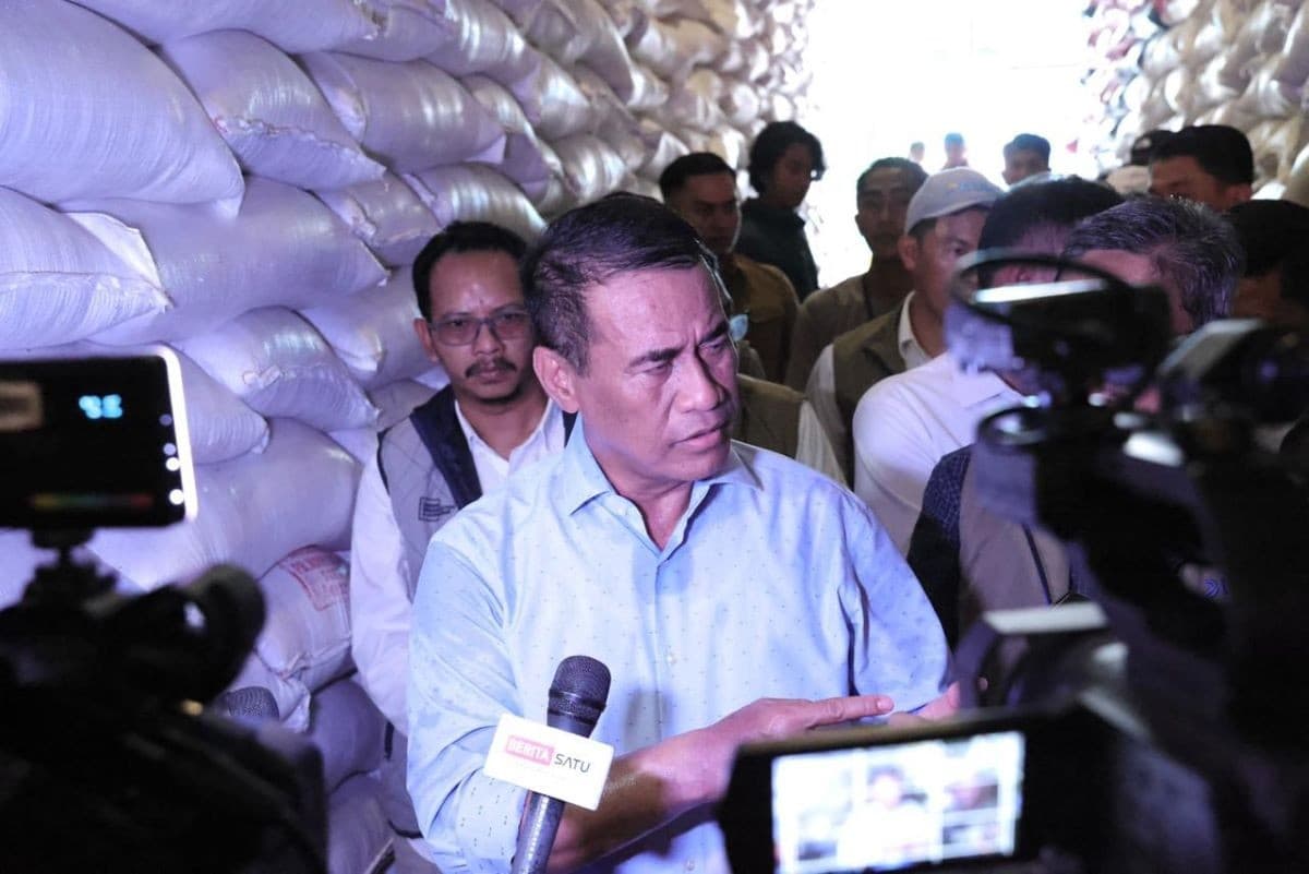 Hadapi Godzilla El Nino, Mentan: Stok Beras RI 4,5 Juta Ton, 11 Bulan ke Depan Aman