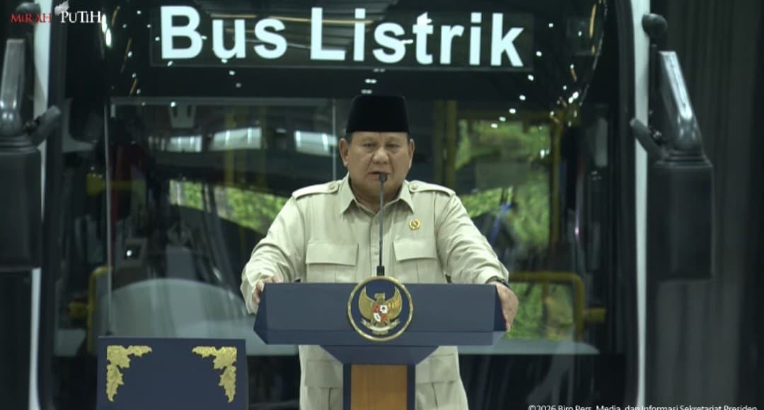 Prabowo Harap Indonesia Bakal Produksi Besar-besaran 10 Bus Listrik di 2028