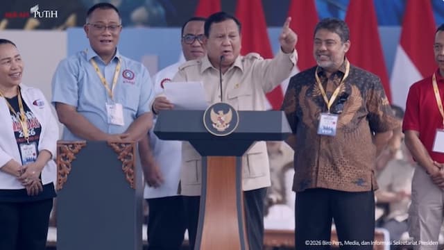 Prabowo Umumkan Potongan Aplikator Ojol Maksimal Hanya 8 Persen di Peringatan May Day