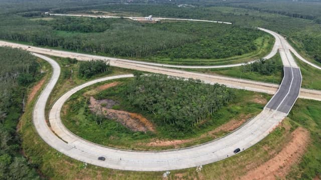 Progres Konstruksi Jalan Tol Palembang-Betung Tembus 81,99 Persen