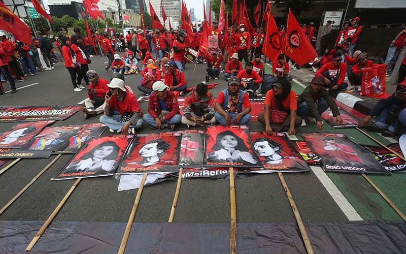 50.000 Buruh Demo di DPR saat May Day 2026, Ini 6 Tuntutannya
