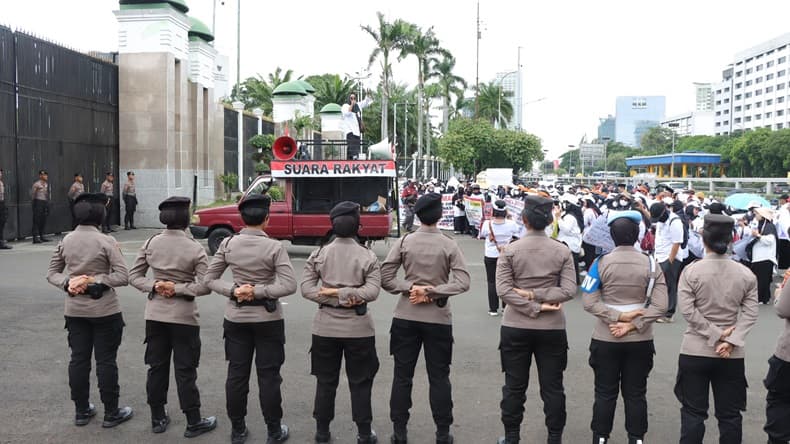 Awas Macet, Ada Demo Buruh di DPR Pagi Ini 