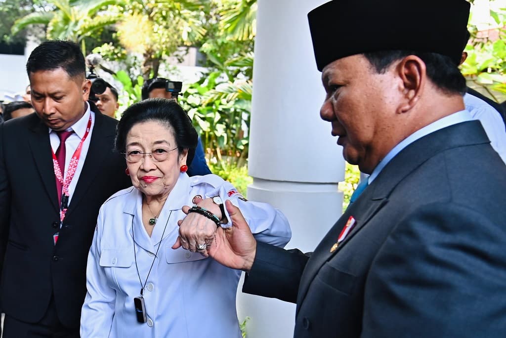 Prabowo Bertemu Megawati di Istana jelang Lebaran, Bahas Apa?
