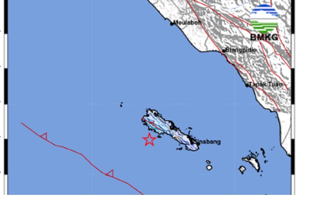 Gempa Hari Ini Guncang Sinabang Aceh, Cek Magnitudonya