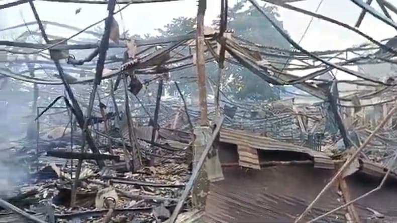 Kebakaran Hebat di Pasar Pagi Pemalang, Sumber Api dari Kios Pakaian Sisi Selatan