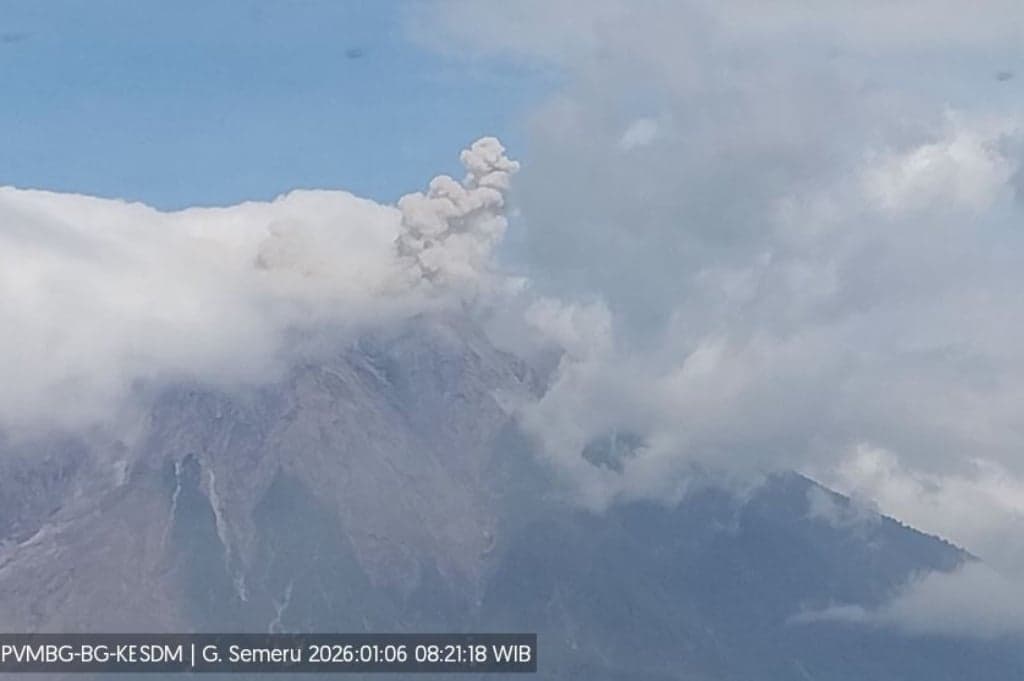 Gunung Semeru Erupsi Selasa Hari Ini, Kolom Abu Capai 600 Meter