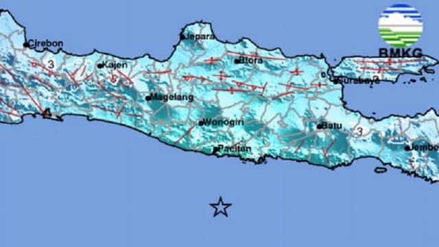 Info BMKG Gempa Hari Ini Guncang Pacitan, Berpusat di Laut
