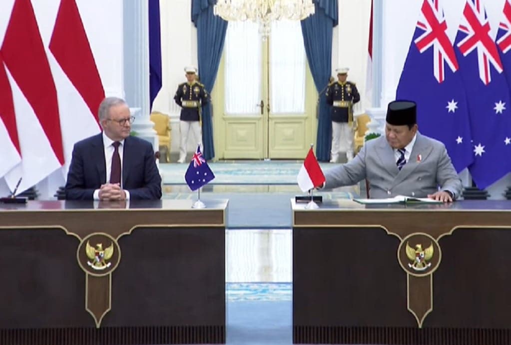 Prabowo dan Albanese Teken Traktat Keamanan Bersama Indonesia-Australia