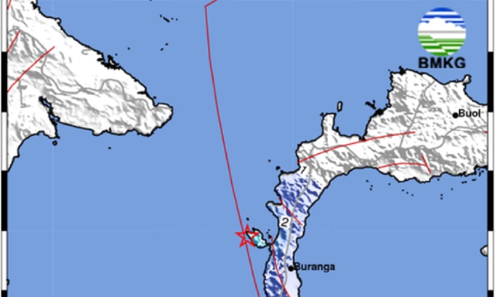 Gempa Hari Ini M 4,3 Guncang Donggala Sulteng, Warga Rasakan Getaran Kuat