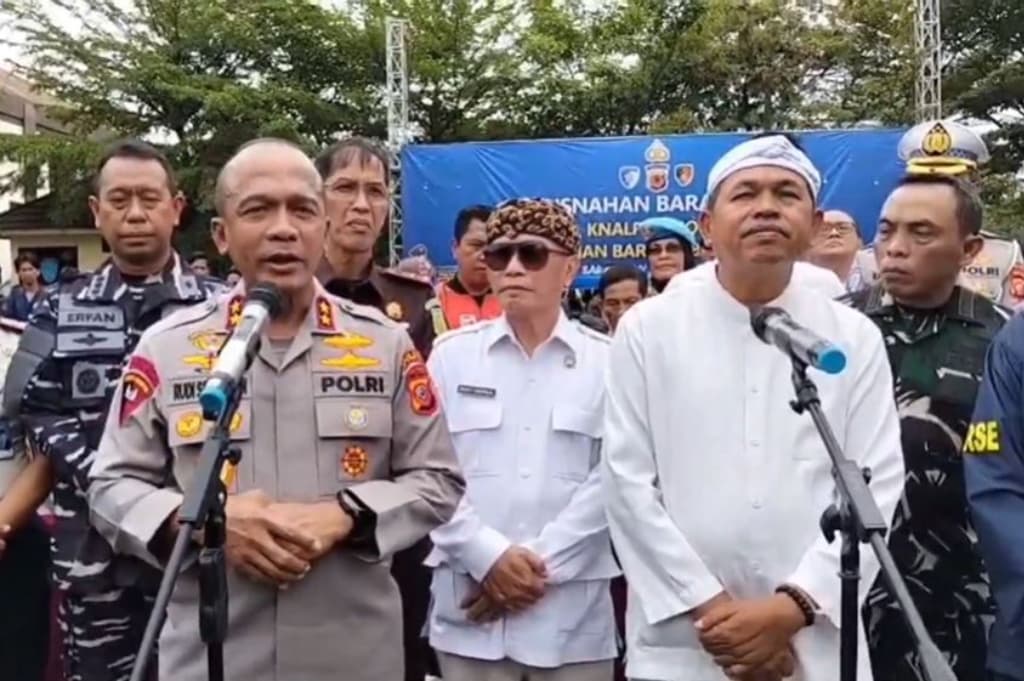 Polda Jabar Musnahkan 4.599 Knalpot Brong, Kapolda: Kembalikan Hak Masyarakat Hidup Tenang