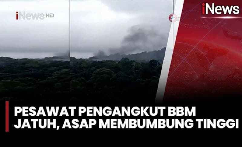 Detik-Detik Pesawat Pengangkut BBM Jatuh di Nunukan, Investigasi Diluncurkan