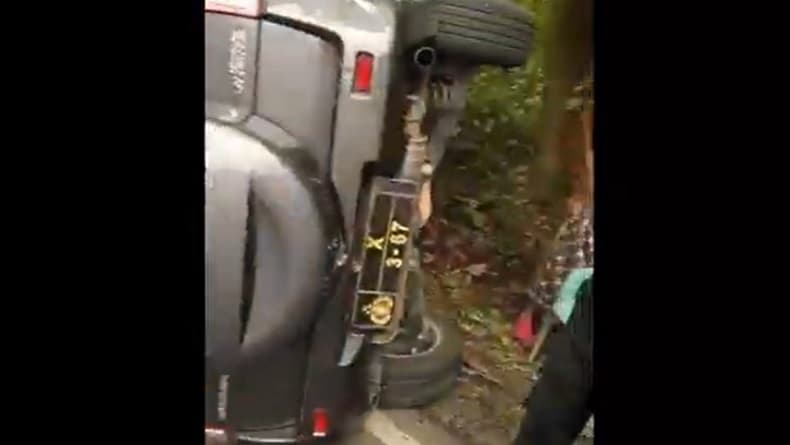 Mobil Dinas Kabag Ops Polres Bangkalan Tabrakan dengan Motor, 1 Orang Tewas 2 Luka