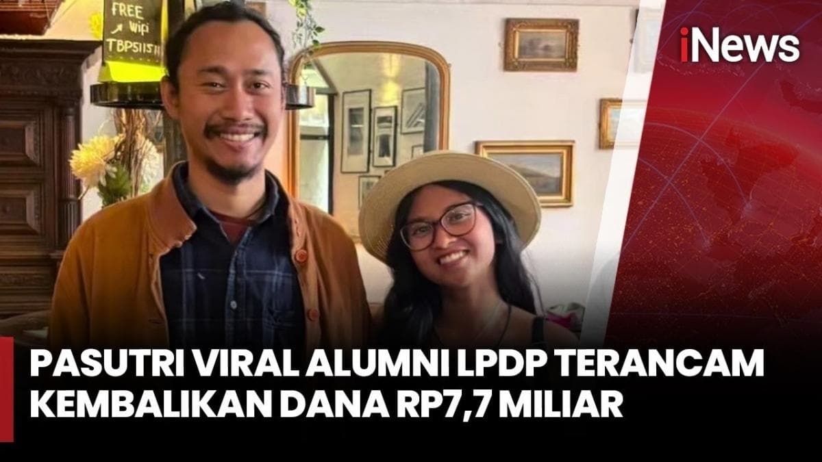 Pasutri Alumni LPDP Diminta Kembalikan Dana Rp7,7 Miliar