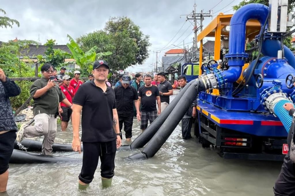 Banjir Terjang Badung hingga Denpasar Bali, Genangan Air Mulai Surut