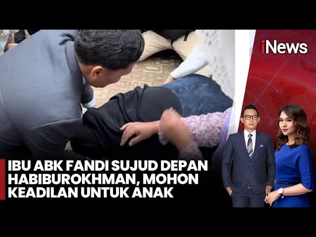 Minta Keadilan, Ibu ABK Fandi Ramadhan Sujud di Depan Ketua Komisi III DPR