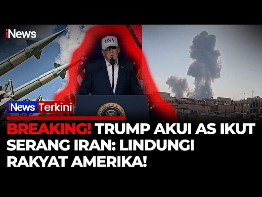 AS-Israel Serang Iran, Trump: Tak Seorang pun Boleh Tantang Kehebatan Militer Amerika