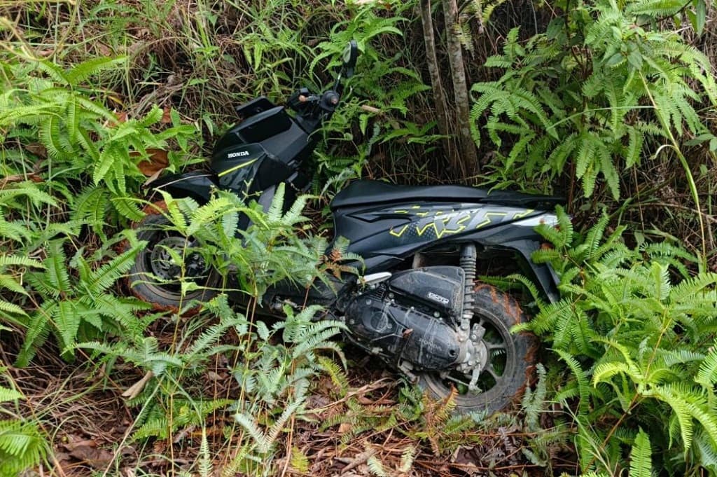 Berkat Pasang GPS, Motor Hilang Dicuri Ditemukan di Semak-Semak