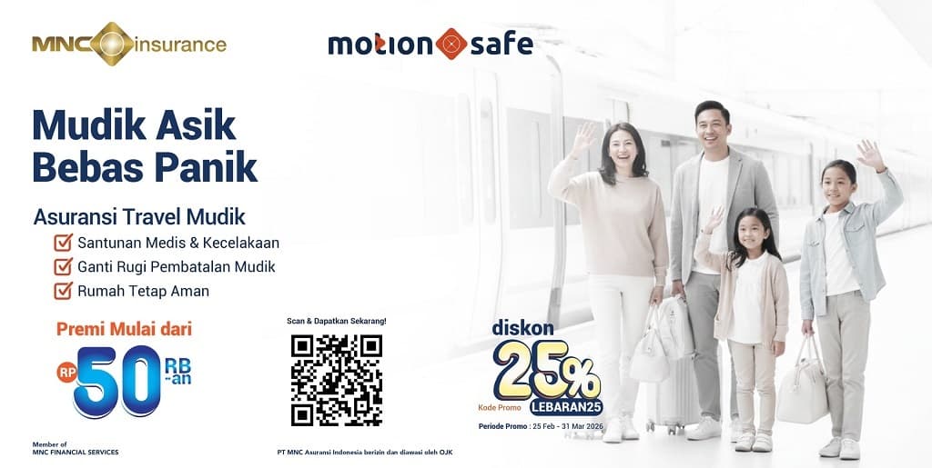 Sambut Mudik Lebaran, MNC Insurance Kembali Hadirkan Asuransi Travel Mudik di MotionSafe