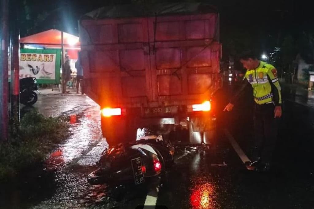 Kecelakaan Motor Tabrak Truk Parkir di Jalan Wates-Purworejo, Warga Kulonprogo Tewas