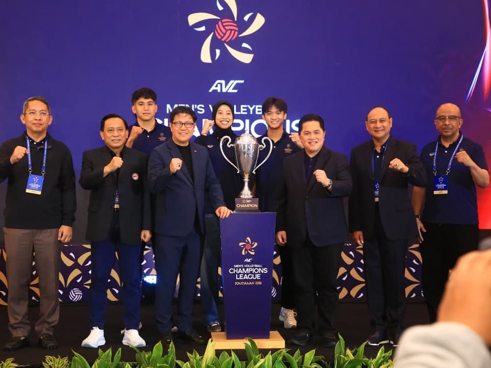 Indonesia Tuan Rumah AVC Men’s Champions League 2026 di Pontianak, Klub Voli Asia Siap Bertarung