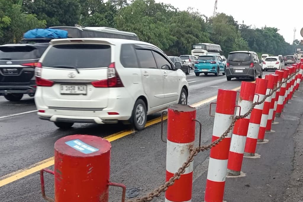 Mudik Lebaran Berakhir, Contraflow di Tol Jakarta-Cikampek Disetop 