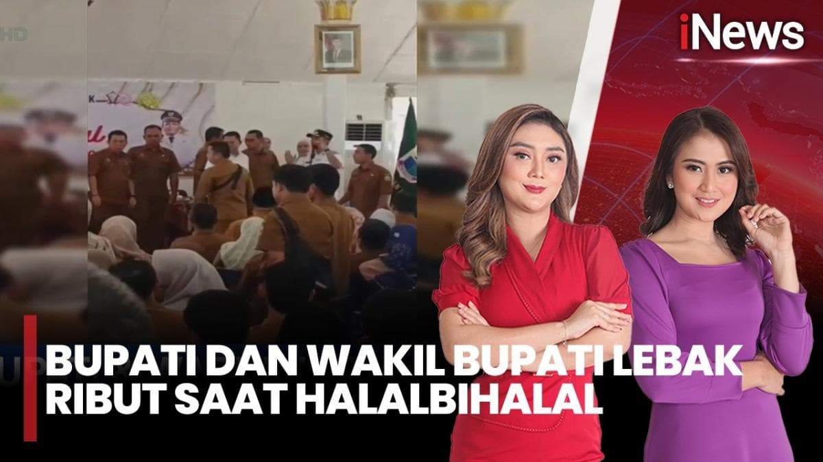 Memalukan! Bupati dan Wabup Lebak Ribut di Hadapan ASN saat Halalbihalal