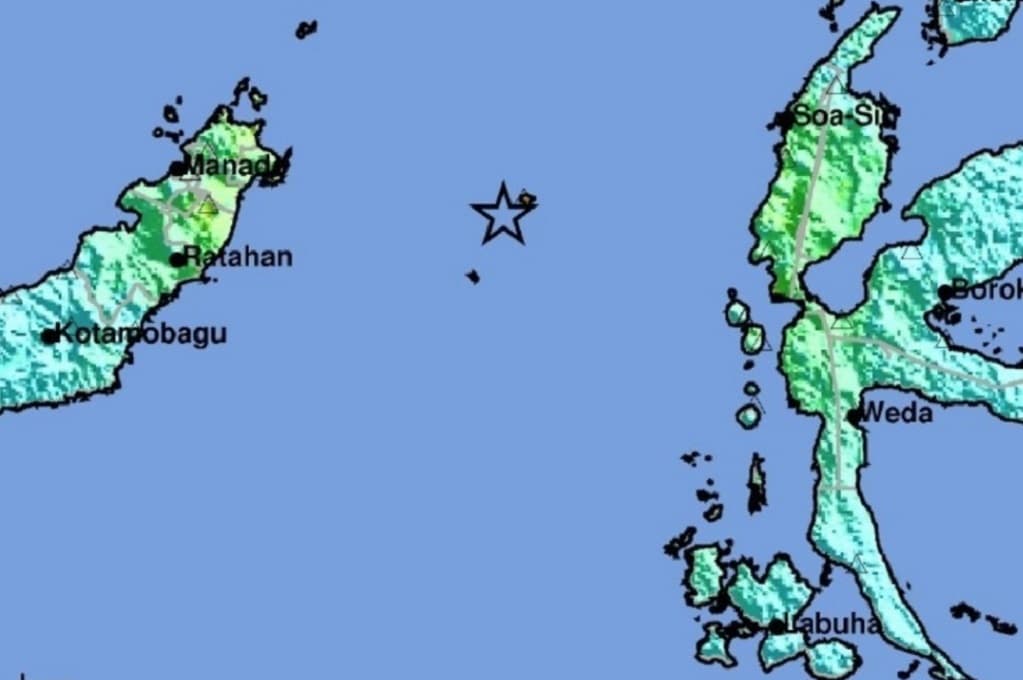 Gempa Terkini M 5,0 Guncang Jailolo Maluku Utara, Getaran Dirasakan hingga Bitung 