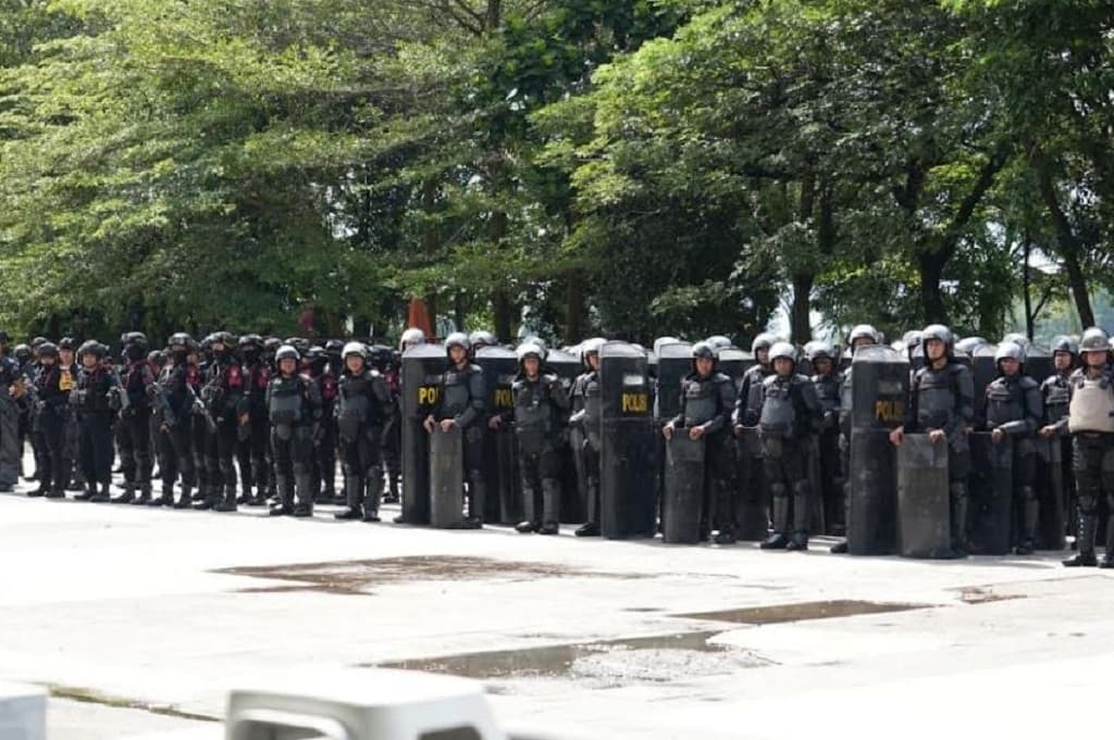 Polda Sumsel Gelar Sispamkota 2026, Personel Ditempa Hadapi Gangguan Kamtibmas