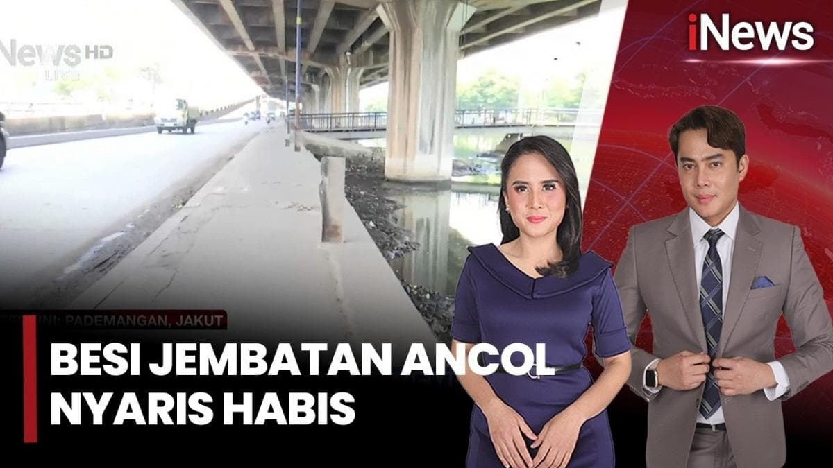 Heboh! Besi Jembatan Ancol Nyaris Habis Digondol Komplotan Pecuri 