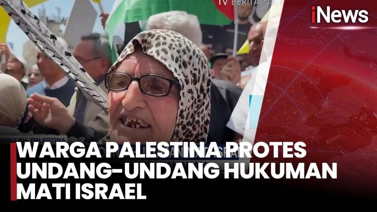 Warga Palestina Protes Undang-Undang Hukuman Mati Israel