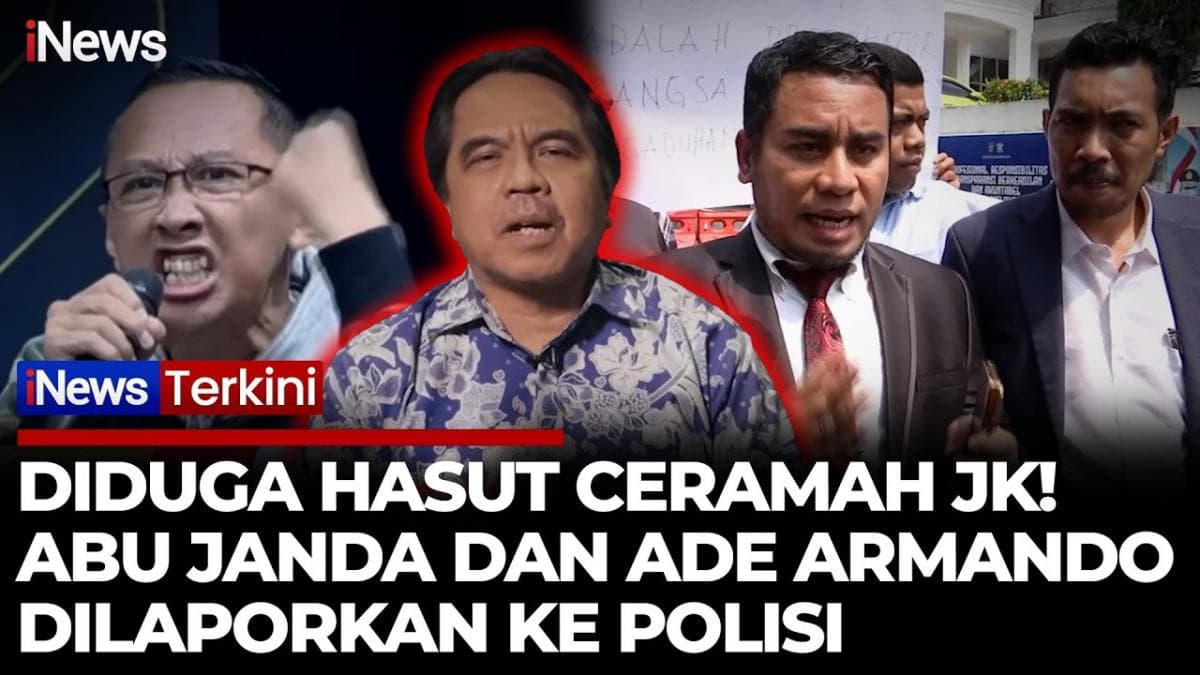 Heboh! Abu Janda dan Ade Armando Dilaporkan ke Polisi, Diduga Hasut Ceramah JK