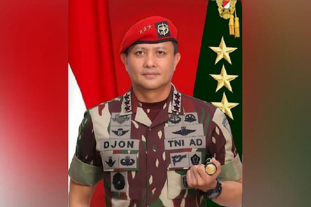 Profil Pangkopassus Letjen Djon Afriandi, Karier Mentereng Sang Peraih Adhi Makayasa