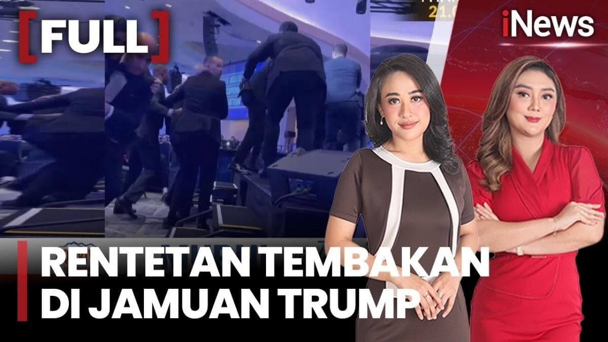 Detik-Detik Penembakan Acara Jamuan Makan Malam Donald Trump, Pelaku Diringkus