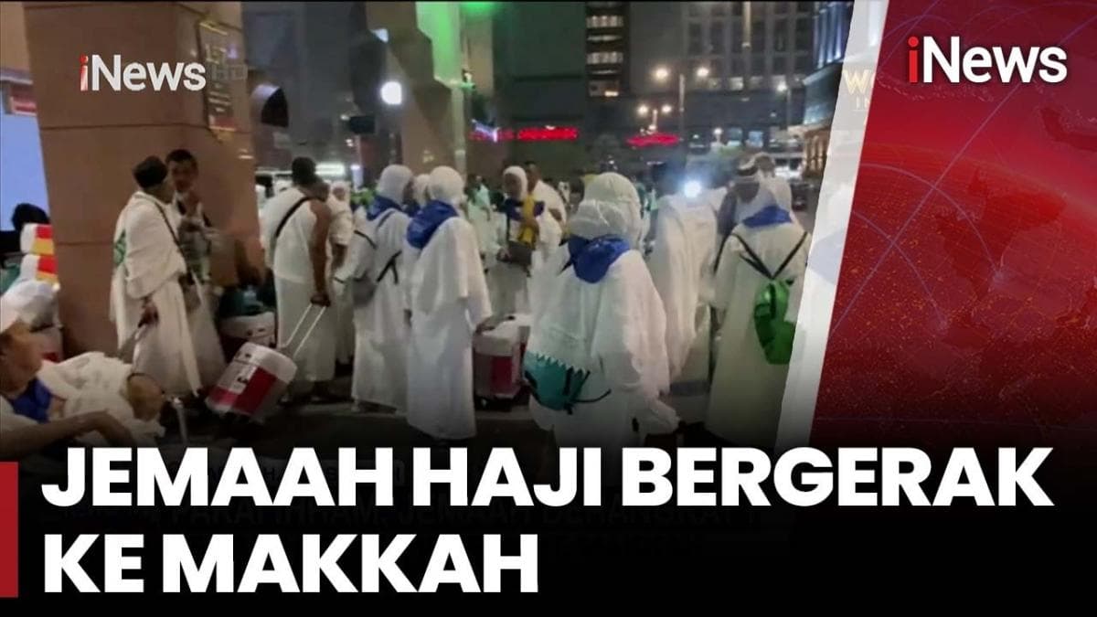 12 Kloter Jemaah Haji Indonesia Gelombang 1 Bertolak dari Madinah ke Makkah usai Tuntaskan Arbain