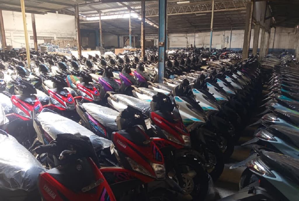 Polda Metro Bongkar Gudang Penadahan Motor Hasil Kejahatan di Jaksel, Ini Penampakannya