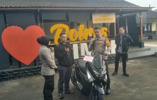 Belasan Motor Curian Berhasil Diamankan Oleh Kapolres Cimahi