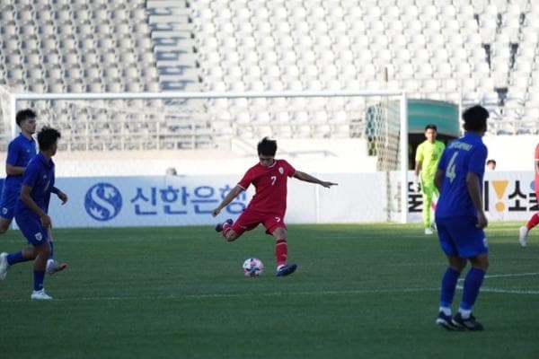 Hasil Seoul EOU 2024: Timnas Indonesia U-20 Takluk 0-2 Thailand