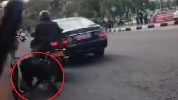 Viral Paspampres Terjatuh Lompat dari Motor saat Kawal Presiden Jokowi